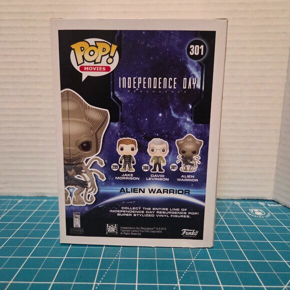 Funko POP Movies Independence Day Resurgence Alien Warrior 301 Vinyl Figure - Picture 3 of 6